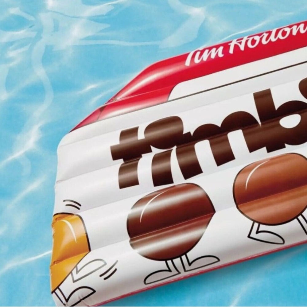 BNIB Tim Hortons Timbits Pool Floaty/Inflatable Float/Pool Toy/Pool Lounger 5Ft